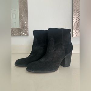 Splendid black bootie heels 6.5